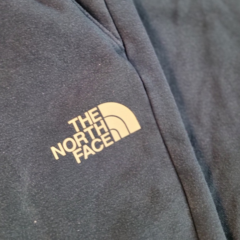 The North Face Womens Navy Blue Fleece Joggers Sweatpants XL Drawstring Logo - Picture 2 of 6
